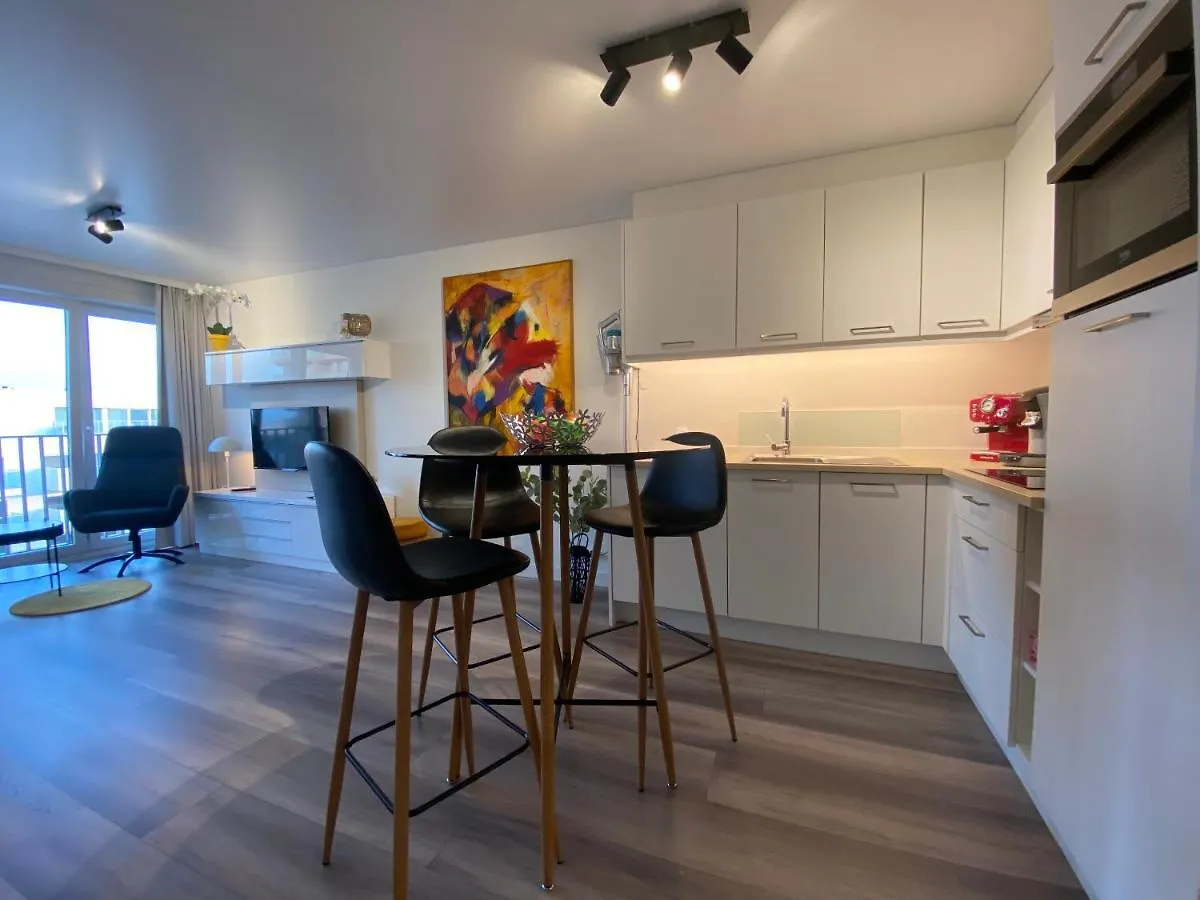 Moderne studio aan zee Appartement Oostende België