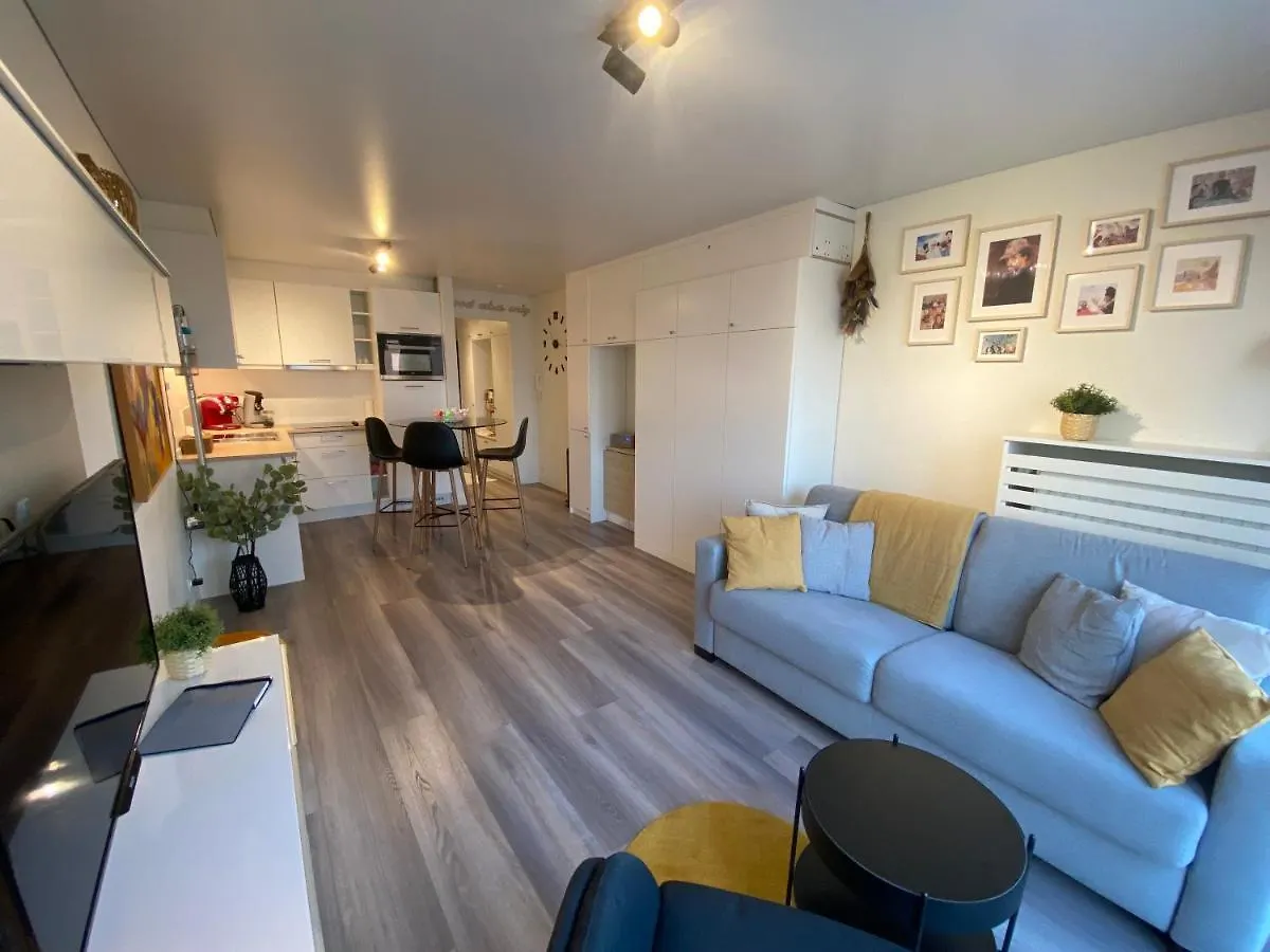 Moderne studio aan zee Appartement Oostende België